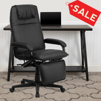 Flash Furniture High Back Black Leather Executive Reclining Office Chair BT-70172-BK-GG